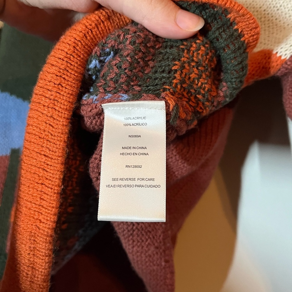 Madden NYC | Desert Scenic Landscape Knit Sweater Size Medium - Picture 3 of 5